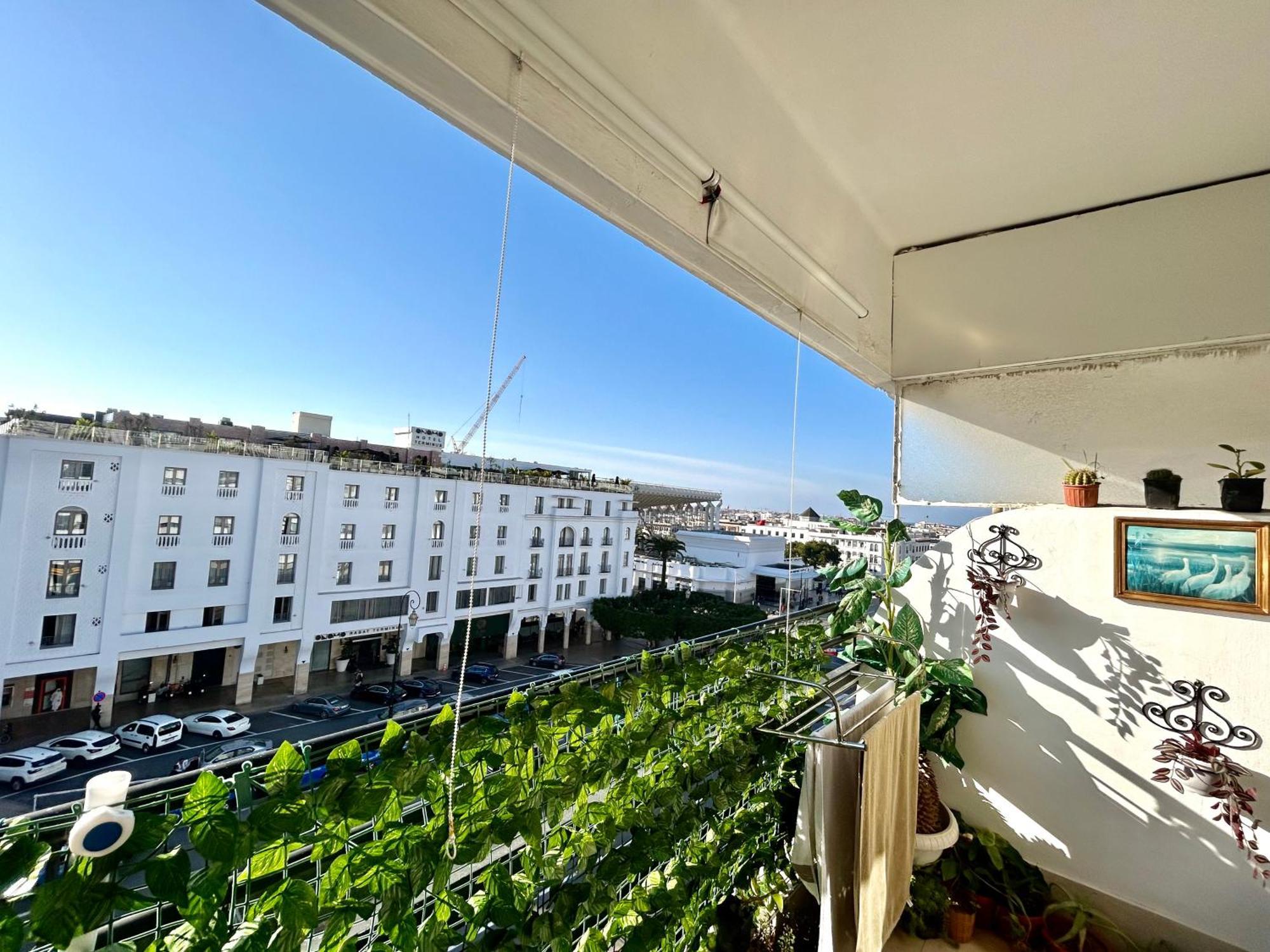 Panoramic View Of Downtown Rabat Leilighet Eksteriør bilde