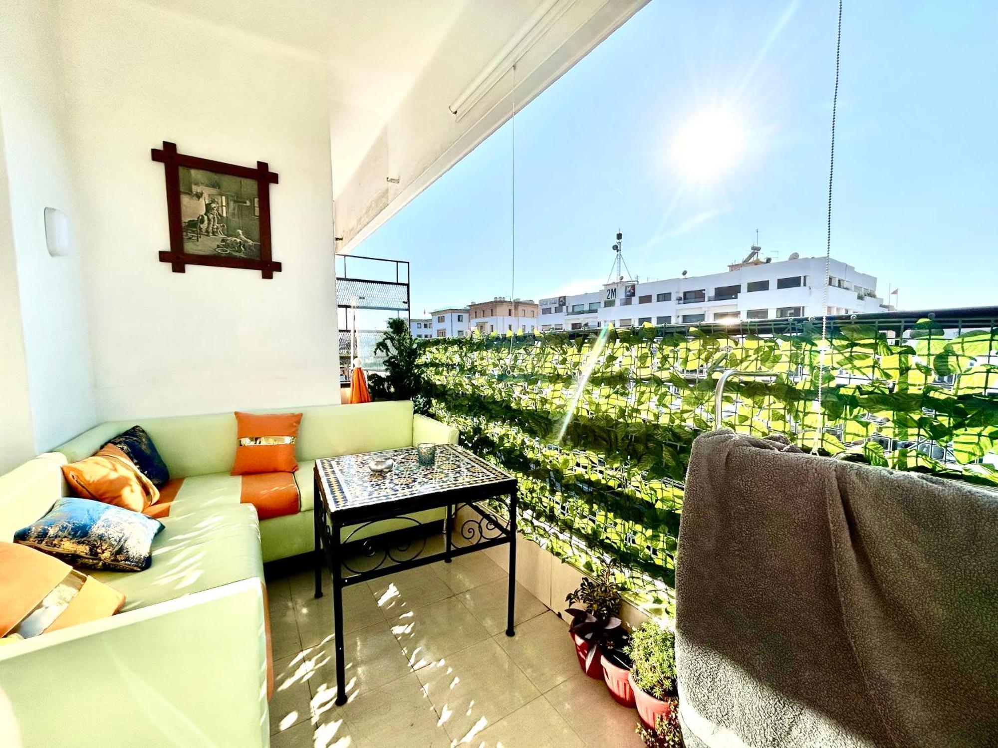 Panoramic View Of Downtown Rabat Leilighet Eksteriør bilde